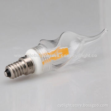 Dimmable C37 LED Bulb with 1 Piece LED, 470lm, 2,700K COG